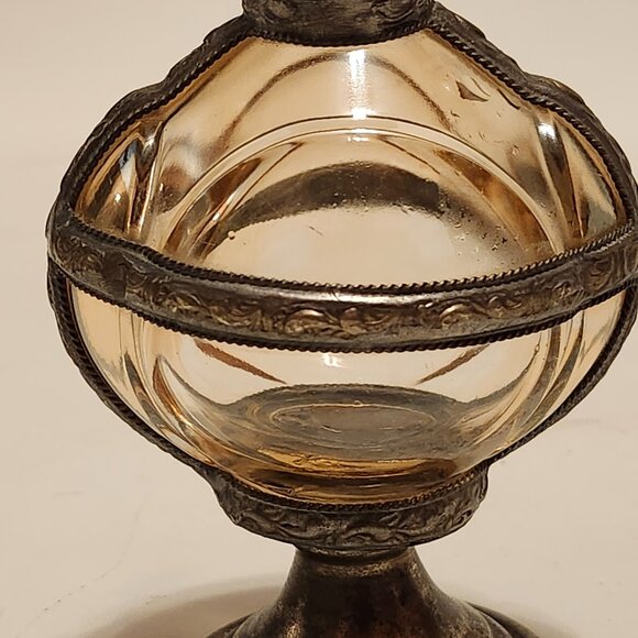 VINTAGE Moroccan Rose Water Sprinkler or Fragrance Bottle Ornate Bottle - Picture 4 of 9